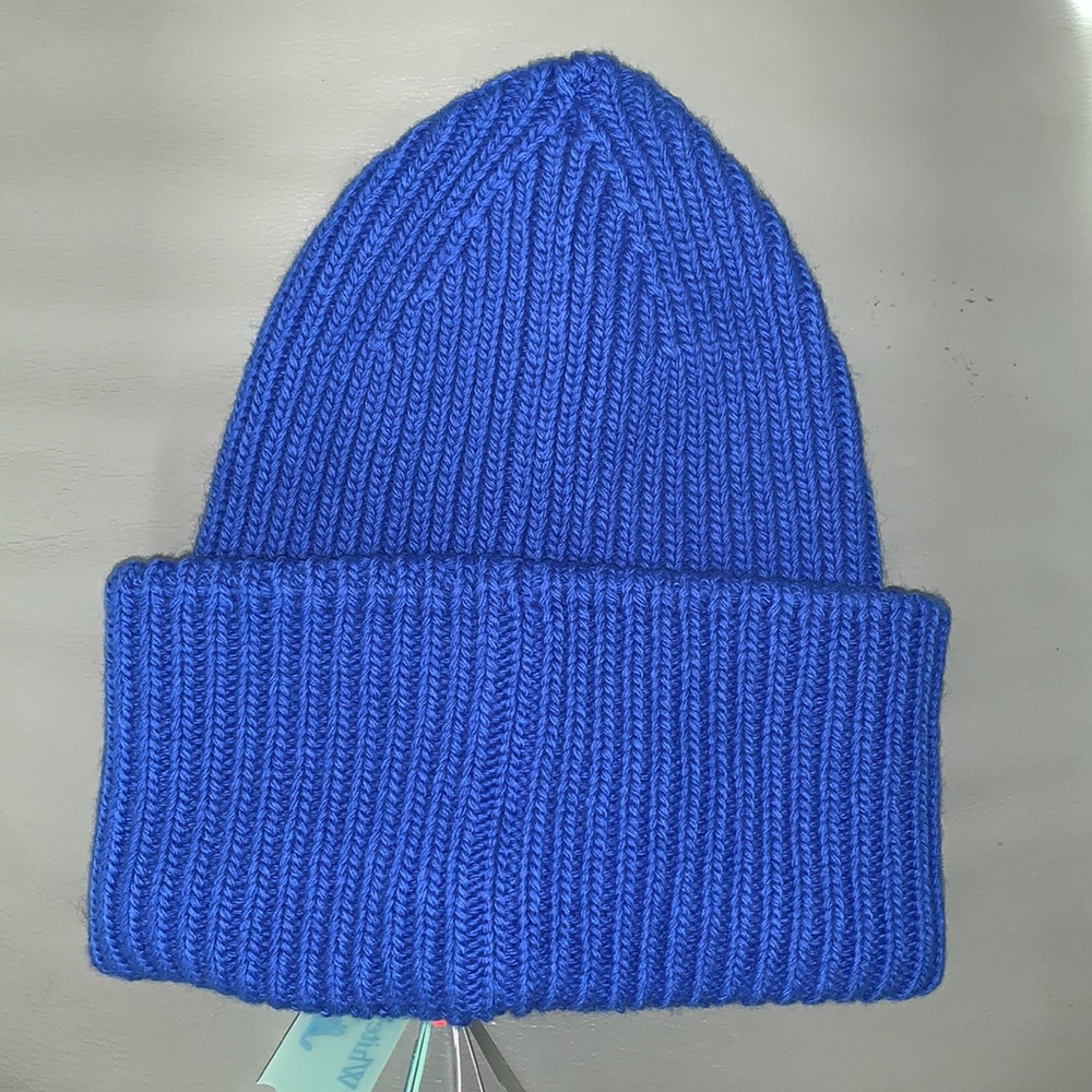 Off-White Logo Rib Wool Beanie - Picture 4 of 9